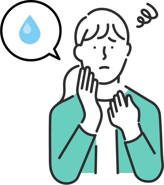 尿失禁のイラスト